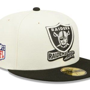 LAS VEGAS RAIDERS 2022 Sideline New Era 59FIFTY Fitted Hat 7 3/8